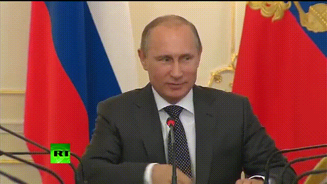 Удивленный Путин Фото