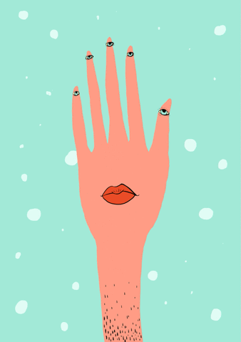 Touch hand talk GIF on GIFER - by Zulunris