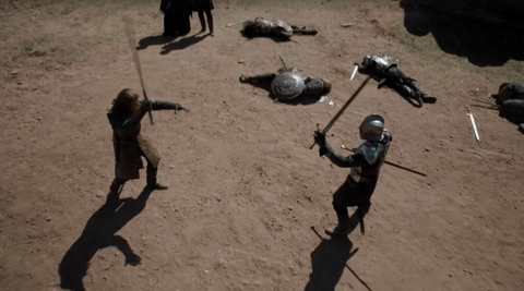 Sword fight game of thrones season 6 GIF on GIFER - by Ducage