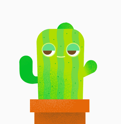 Surprised shocked cactus GIF on GIFER - by Ara