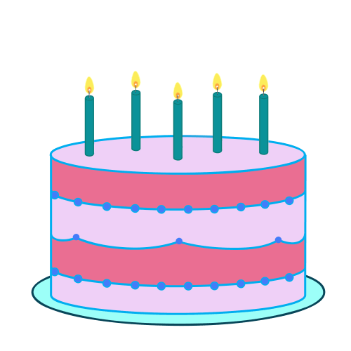 Happy Birthday Rainbow, birthday , happy , cake , candle , feliz ,  cumpleanos , aniversario - Free animated GIF - PicMix