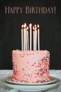 Happy Birthday Cake - Free animated GIF - PicMix