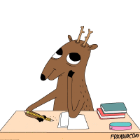 GIFs School Deer Animation domination GIF