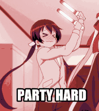 Party Anime GIF  Party Anime Onigashima  Discover  Share GIFs
