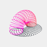 Rainbow Slinky (GIF + Wallpaper)