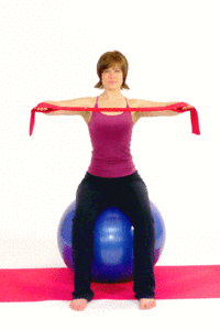Seated static stretching exercise to loosen the stiff hamstring muscles GIF  - Find on GIFER
