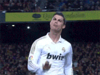 Comemoração Eu estou aqui de Cristiano Ronaldo virou GIF em 8 bits