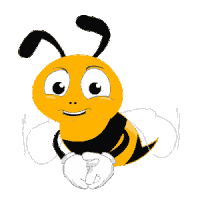 Пчелка - анимационные картинки и открытки BestGif