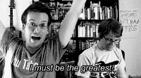 john green excited gif