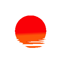 Прозрачный Солнце гифка - Прозрачный Солнце Океан GIF