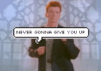 Rickroll rick roll GIF on GIFER - by Mageshade