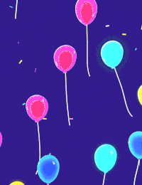 Гифки Воздушный шар Вечеринка Празднуем GIF