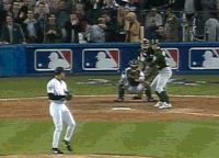 Yankees GIFs: Looking back on the craziness of the Flip Game (2001 ALDS  Game 3) - Pinstripe Alley