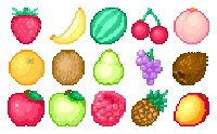 Fruit Colorful GIF - Fruit Colorful Pixel GIFs
