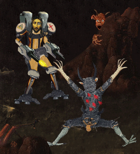 Mech Jesus Mech suit jesus GIFs - Obtenez le meilleur gif sur GIFER