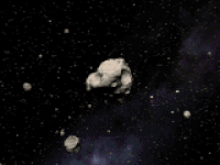 Гифка астероид,  gif картинки,  гиф анимация скачать бесплатно 