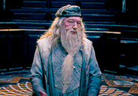 GIF Harry potter Dumbledore Confuso GIF