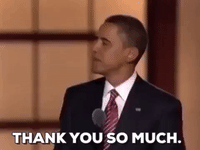 GIF thank you, thank you so much, barack obama, best animated GIFs obama, dnc 2008, democratic national convention 2008, free download 