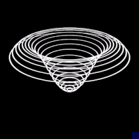 GIFs The blue square Abstract Art digital GIF