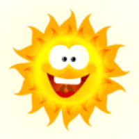 Солнце Привет гифка - Солнце Привет С добрым утром GIF
