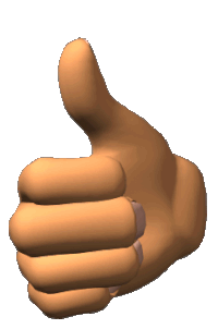 moving thumbs up