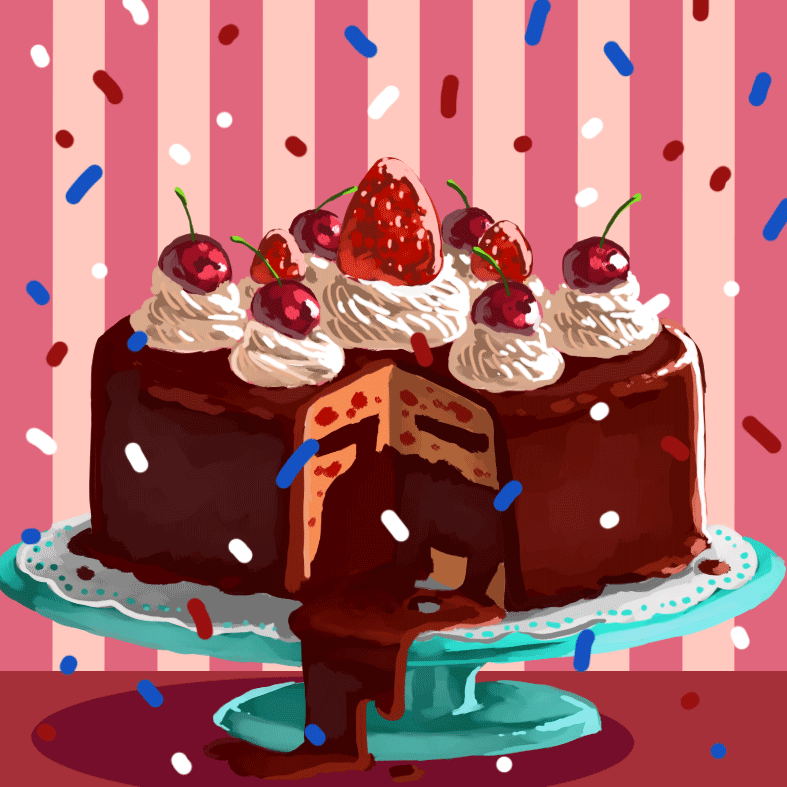Chocolate cake percolate galactic spinning cake cake oh hey GIF - Conseguir  el mejor gif en GIFER
