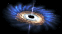 Черная дыра Космос гифка - Черная дыра Космос Астрономия GIF