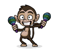 GIF monkey, enjoy, best animated GIFs free download 