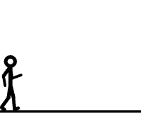 Funny Stickman Stop Sign GIF