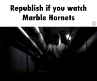 marble hornets hoodie gif
