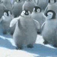 Club penguin cleaning gif but it's Thoma Genshin Impact