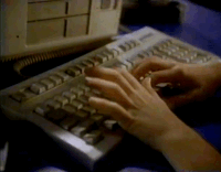 Джим керри печатает на клавиатуре gif