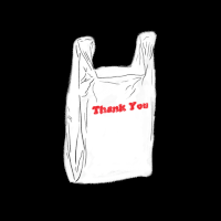 GIF danke, merci, thank you, best animated GIFs plastic bag, sac, bag, free download 