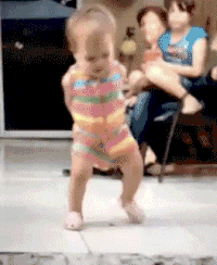 GIF danse, enfants, danser, les meilleurs GIFs animés bébés, télécharger gratuitement