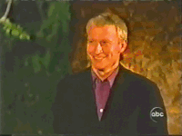 Anderson Cooper jumping around acting silly