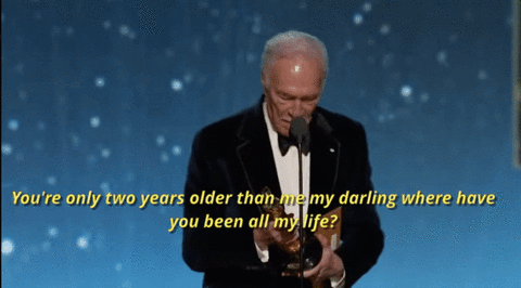 Image result for christopher plummer oscars gif where have you been