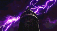 Fire Tower Raining Gif Stormy GIFs - Get the best gif on GIFER