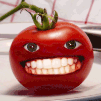 throwing tomatoes animated gif