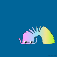 Rainbow Slinky (GIF + Wallpaper)