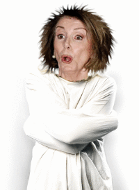 Image result for nancy pelosi is crazy gif