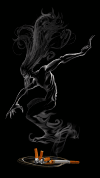 Thin Smoke Animated GIF 600x600 by DP Animation Maker