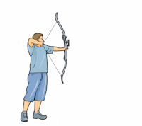 archery animated gif