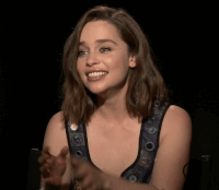 GIF laughing, laugh, haha, best animated GIFs emilia clarke, hilarious, free download