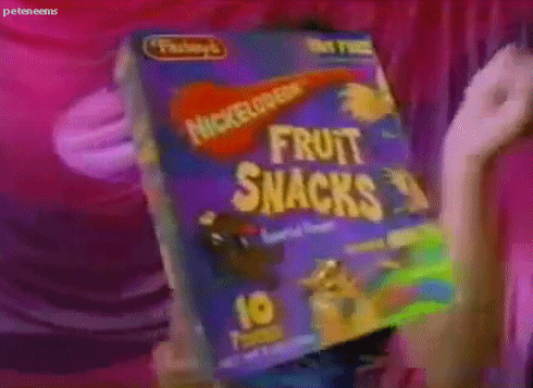 Nickelodeon fruit snacks GIF - Conseguir o melhor gif em GIFER