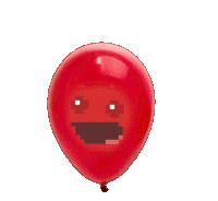 smiling gifs balloon transparent happy dc gifer weird