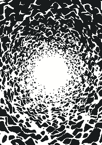GIFs Black and white Spiral Tunnel GIF