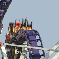 Coração Roxo Roller Coaster GIF - Coração Roxo Roller Coaster
