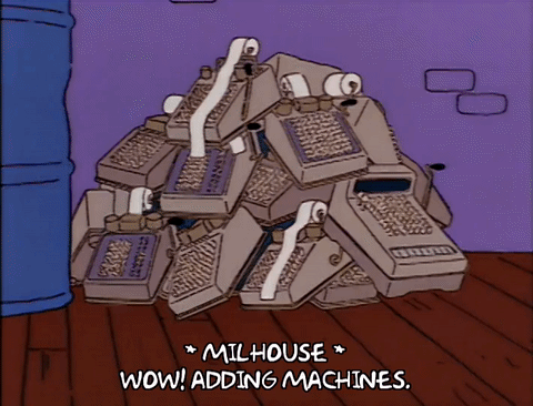 Intern Machine Giff Adding machines GIF - Conseguir o melhor gif em GIFER