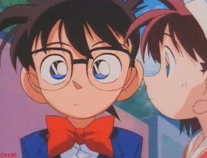 Closed gif. Гиф детектив конан. case closed gif.