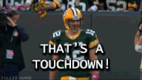 Touchdown Packers GIF - Touchdown Packers Aaron rodgers GIFs